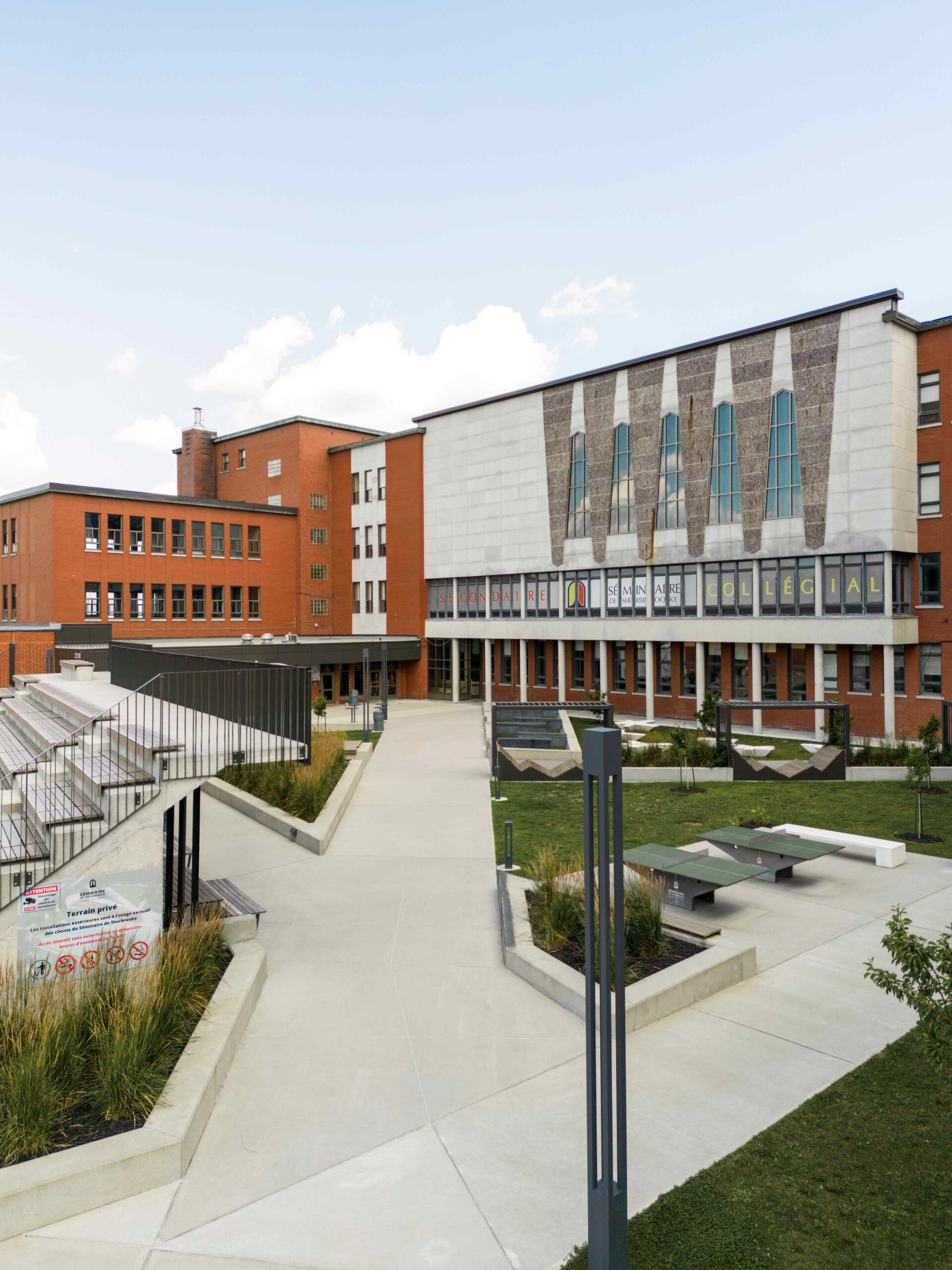 Cour intérieure Séminaire de Sherbrooke Équipe A