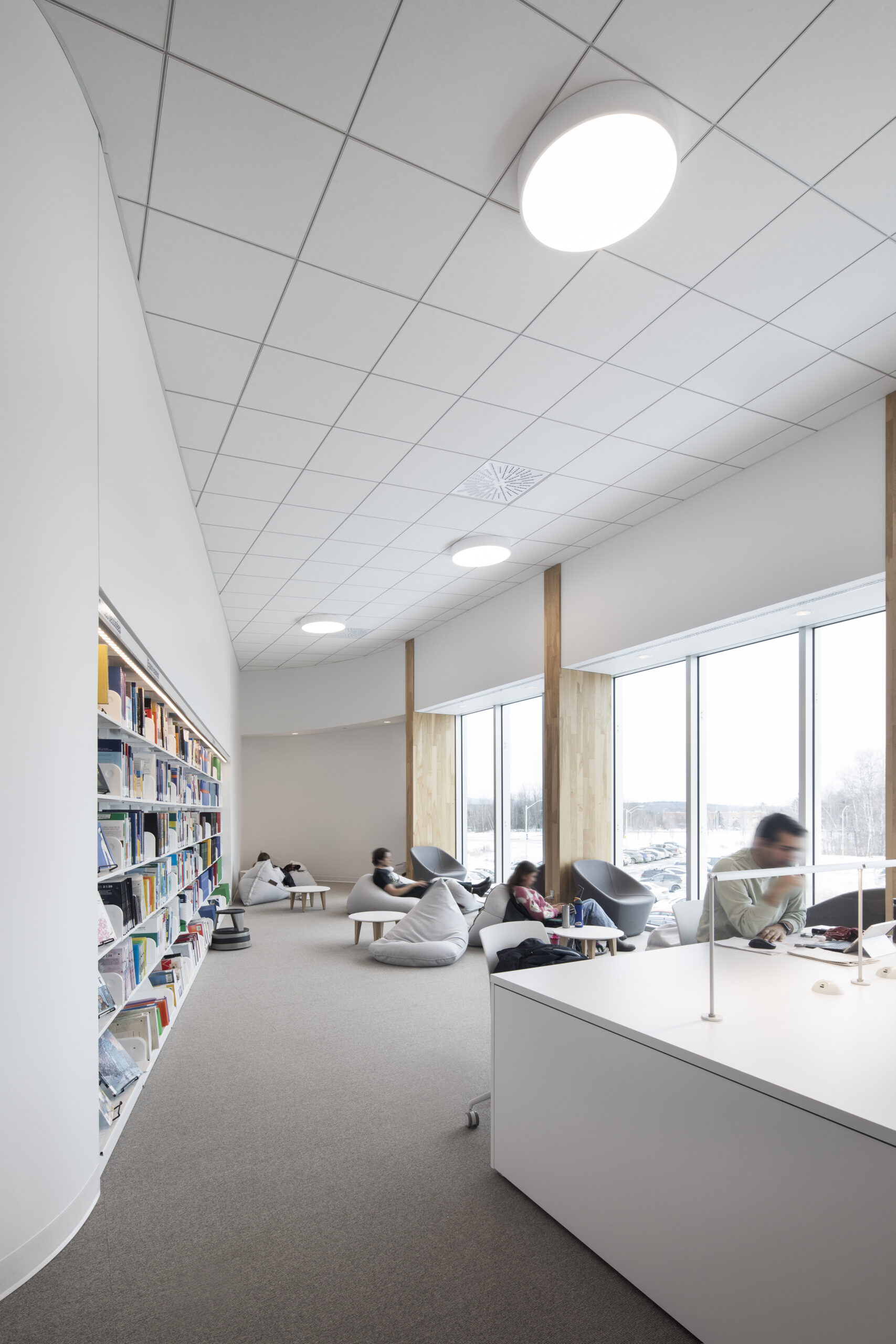 Carrefour du Savoir de l'Université de Sherbrooke - Espaces d'étude - Projet d'architecture