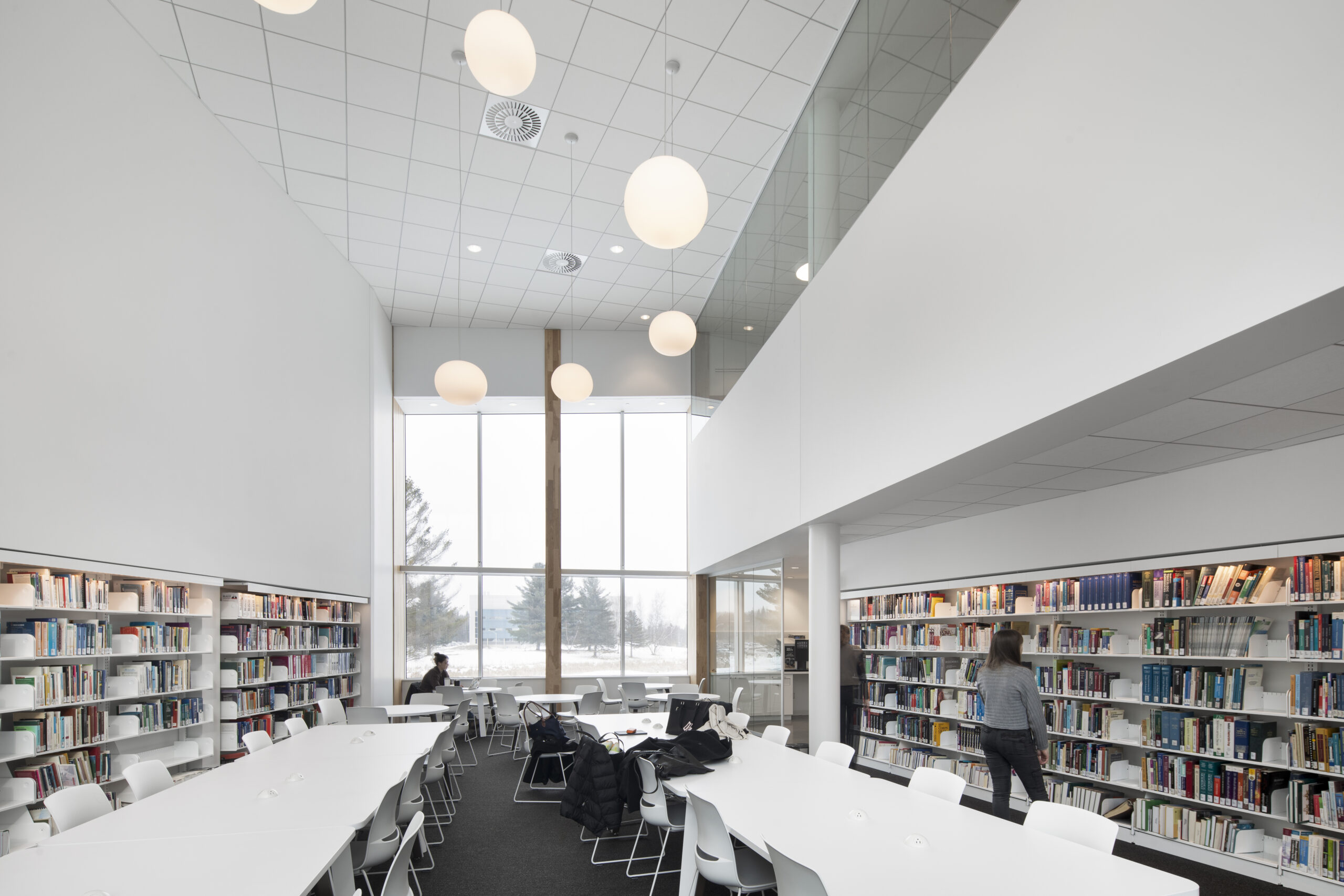 Carrefour du Savoir de l'Université de Sherbrooke - Bibliothèque du Campus de la santé - Projet d'architecture
